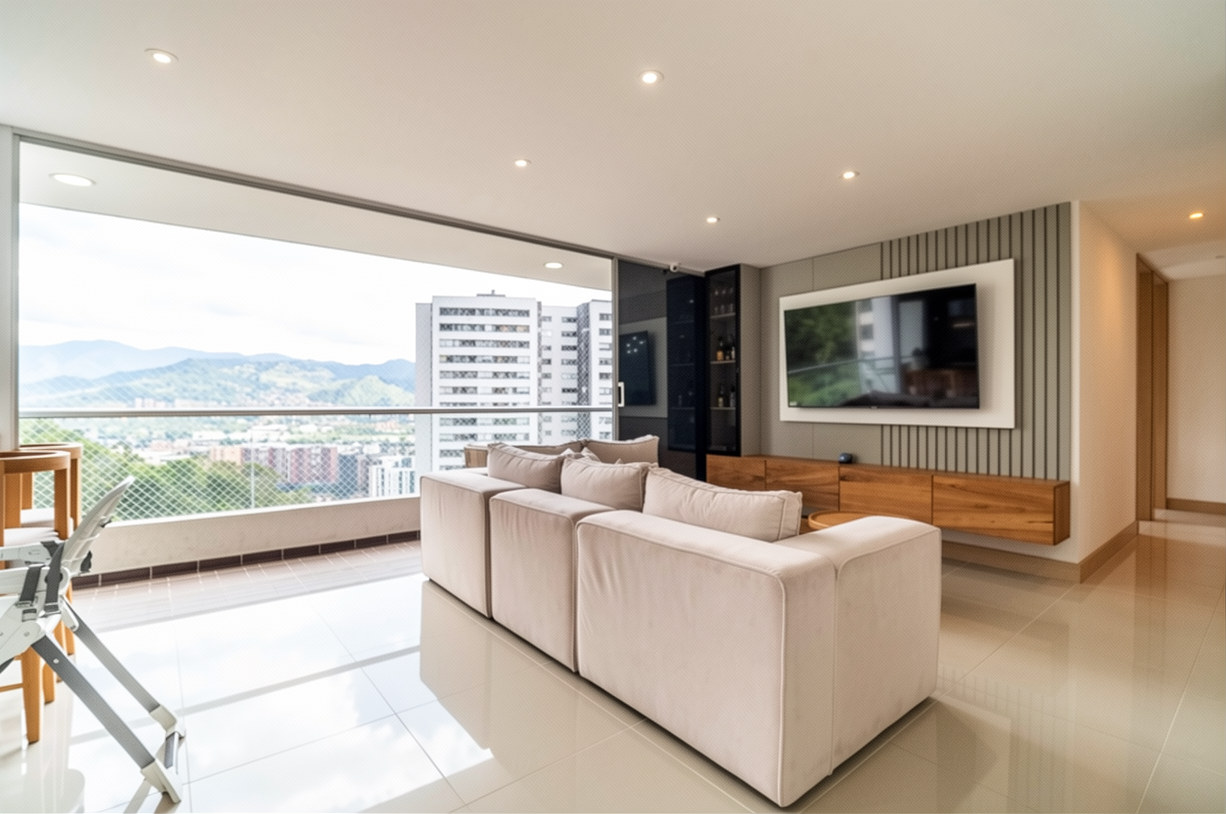 This apartment is in one of the city’s most desirable areas.